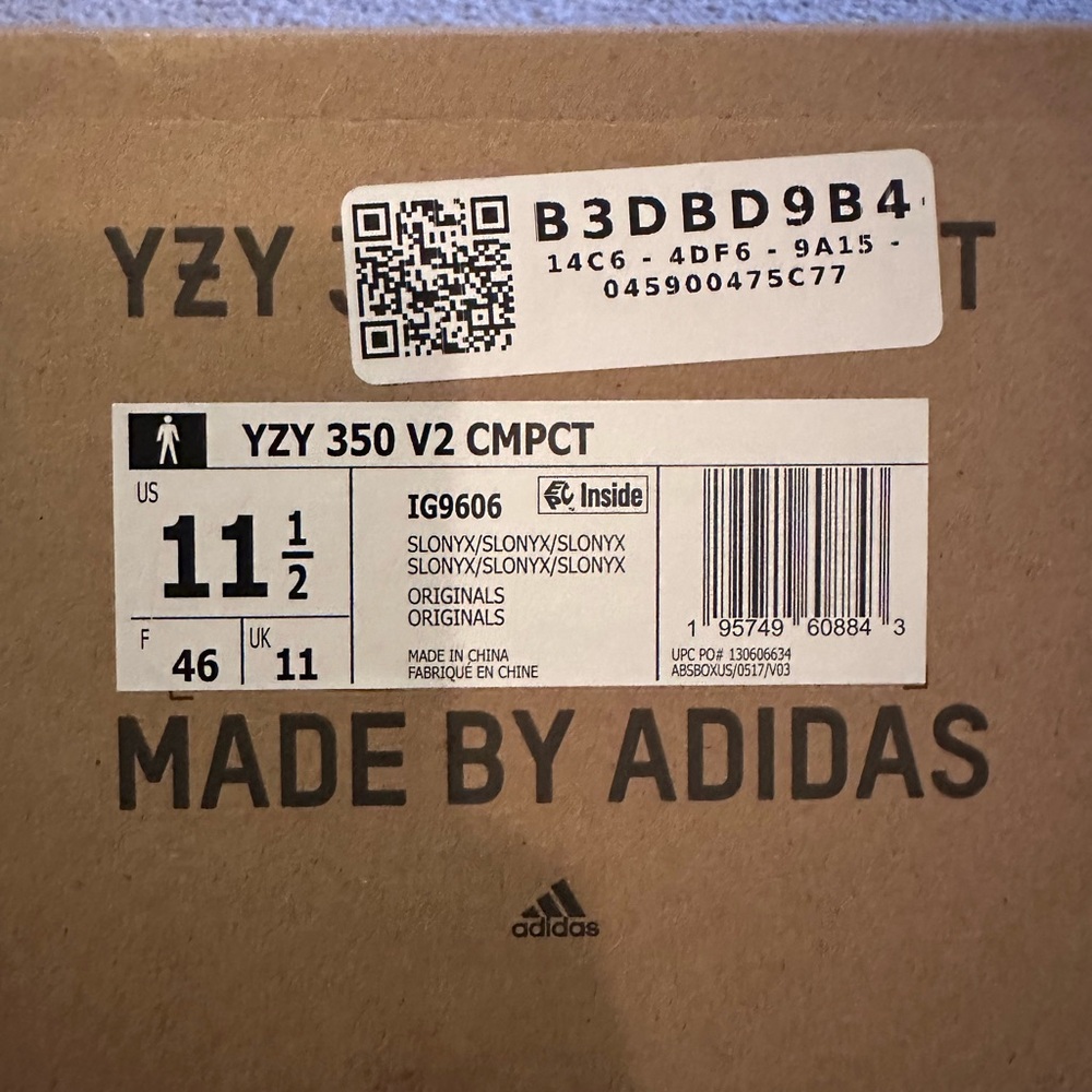 Yeezy Slate/Onyx Knit Sneakers